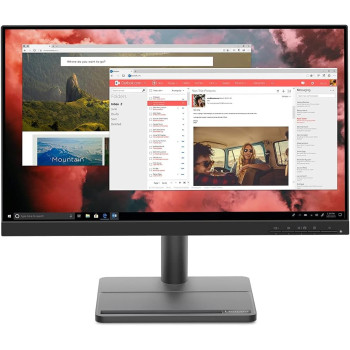 Lenovo L-Series - L22E-30, 22 Inch (55.88 Cm) 1920 X 1080 Pixels Fhd Va Ultraslim Monitor Led (Raven Black)