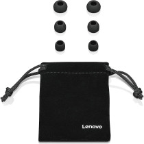 Lenovo 100 In-Ear Headphone, Wired, Microphone, Noise Isolating, 3 Ear Cup Sizes, Windows, Mac, Android, Gxd0S50936, Black