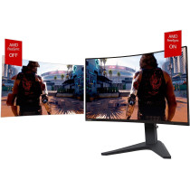 Lenovo 66A2GACBUK G32Qc-10(G19315QG0) 31.5 Inches LED Gaming Monitor With Stand, Black