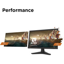 Lenovo G24-10 - 24 Inch Gaming Monitor, Tn, Fhd, 144Hz, 1Ms, Amd Radeon Freesync - 65Fdgac2My