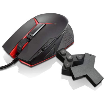 Lenovo Y (Precision Gaming Mouse With 8200DpiUp To 1000Hz Polling Rate, Five Different WeightBlack/Red