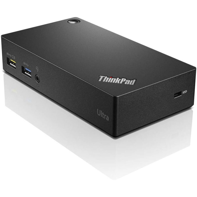 Lenovo 40A80045Uk Thinkpad Usb 3.0 Ultra Dock, Black