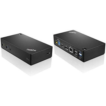 Lenovo 40A80045Uk Thinkpad Usb 3.0 Ultra Dock, Black