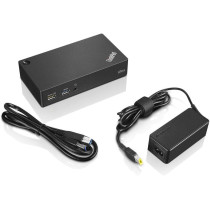 Lenovo 40A80045Uk Thinkpad Usb 3.0 Ultra Dock, Black