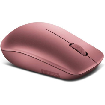 Lenovo 530 Full Size Wireless Computer Mouse For Pc, Laptop, Computer With Windows - 12 Months Battery Life - Cherry Red