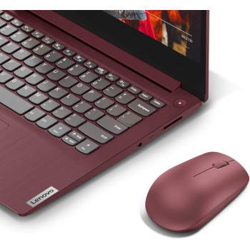 Lenovo 530 Full Size Wireless Computer Mouse For Pc, Laptop, Computer With Windows - 12 Months Battery Life - Cherry Red