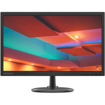 Lenovo C22-25 22 Inch Full Hd (1080P) Pc Computer Monitor (Tn Panel, 75Hz, 5Ms, Hdmi, Vga) - Raven Black