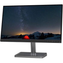 Lenovo L-Series 55.88 Cm (22 Inch) 1920 X 1080 Pixels Fhd Ips Ultraslim Monitor, Tuv Eye Comfort Low Blue Light, Black