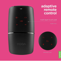 Lenovo Yoga Mouse, Black, Ultra Slim 13.5Mm, 180 Degree Rotatable Hinge, Multilayer Adaptive Touchpad, Gx30K69565