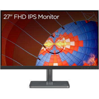 Lenovo L-Series - L27I-30, 27 Inch (68.58 Cm), Amd Freesync, Hdmi, Tilt, Vesa Mount, Tuv Eye Comfort (Raven Black)