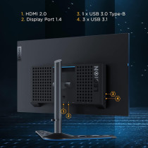 Lenovo Legion Y-Series 27 Inch (68.6Cm) QHD IPS Gaming Monitor 165Hz Height Adjust Tilt Pivot Stand, Y27Q-20