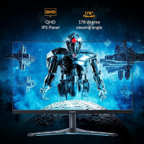 Lenovo Legion Y-Series 27 Inch (68.6Cm) QHD IPS Gaming Monitor 165Hz Height Adjust Tilt Pivot Stand, Y27Q-20