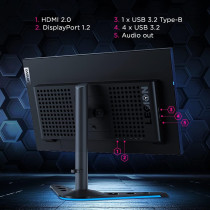 Lenovo Legion 62.23Cm (24.5-Inch) Fhd Gaming Near Edgeless Monitor, Ips Panel, Y25-25 (Raven Black)