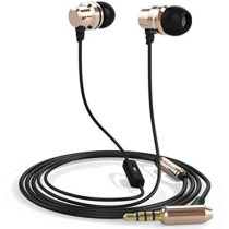 Lenovo P190 Wired In-Ear Earphone With Microphone - Black/Gold