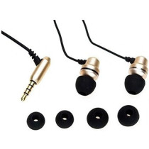 Lenovo P190 Wired In-Ear Earphone With Microphone - Black/Gold