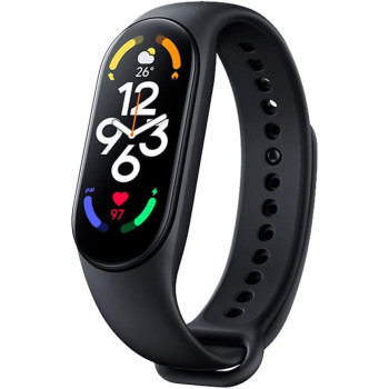 Xiaomi Mi Smart Band 7 1.67 Amoled Hd Display 100+ Custom Faces Heart Rate Sleep Monitoring 110 Sports Mode - Black