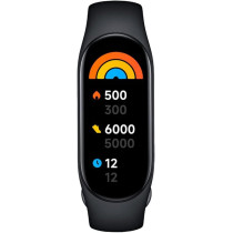 Xiaomi Mi Smart Band 7 1.67 Amoled Hd Display 100+ Custom Faces Heart Rate Sleep Monitoring 110 Sports Mode - Black