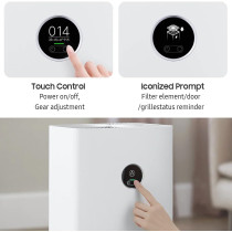 Xiaomi Smart Air Purifier 4 Pro App/Voice Control, Suitable For Large Room Cleaner Global Version, 500 M3/H Pm Cadr, White