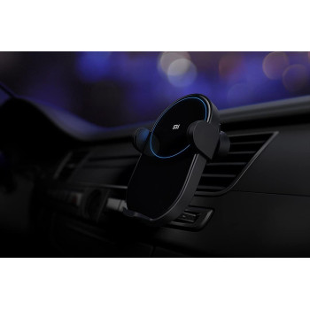 Xiaomi Mi, Wireless Car Charger Inductive Electric Clamp Arm, Black