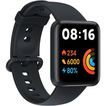Xiaomi Redmi Smart Watch 2 Lite Black- 1.55 Inch Touch Screen, 5Atm Water Resistant, Sleep And Heart Rate Monitor