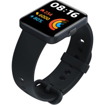 Xiaomi Redmi Smart Watch 2 Lite Black- 1.55 Inch Touch Screen, 5Atm Water Resistant, Sleep And Heart Rate Monitor