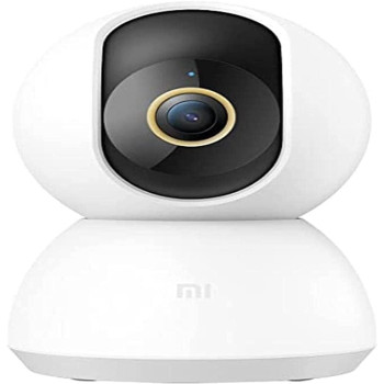 Xiaomi Mi 360 Home Security Camera 2K, Surveillance Camera, Human Detection With Ai -6P Lens -Aperture F1.4, White