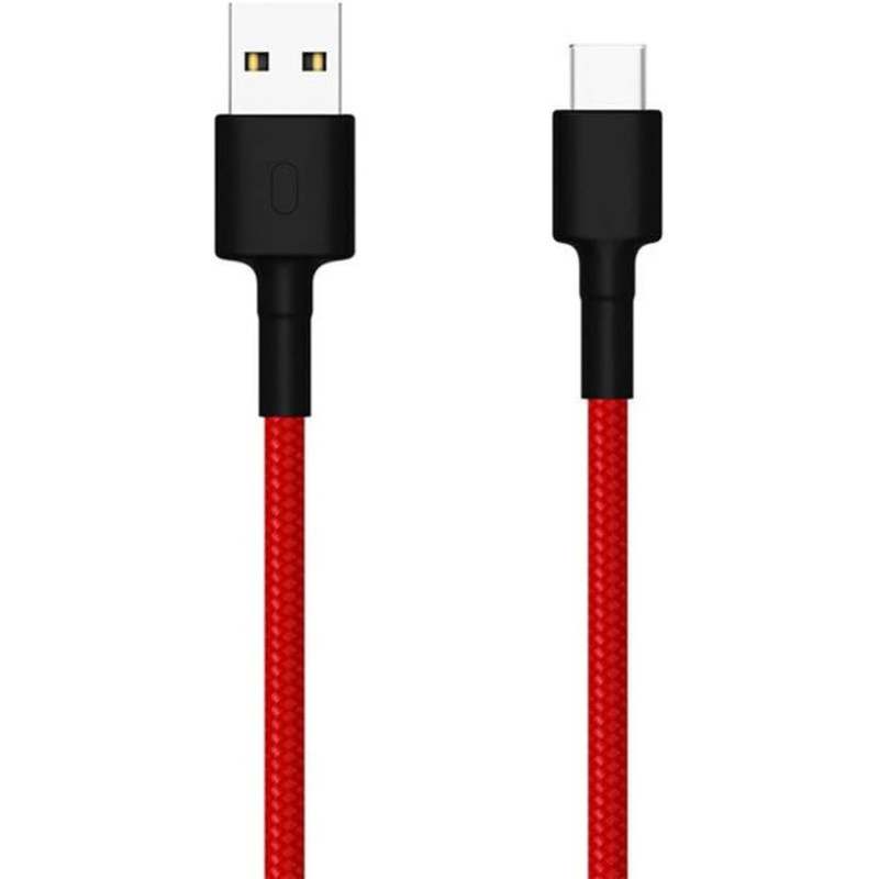 Xiaomi Mi USB-C To USB-C Cable 5A/100W Sync Fast Charge Flexible 480Mbps - For Smartphones/Powerbanks - Red