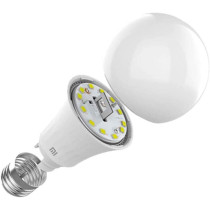Xiaomi Gpx4026Gl Mi Smart Led Bulb (Warm White) Smart Controls Wi-Fi Smart Voice W/Google Assistant, Amazon, Alexa - White