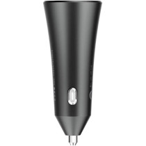 Xiaomi Mi 37W Dual Port Usb Fast Car Charger Single Port With Flash Fast Charge 27W Minimum - Black