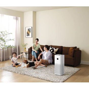 Xiaomi Smart Air Purifier 4 Pro Breath Clean, Breath Healthy Pet-Hair And Pollen Filtration Oled Display - White, XM200039