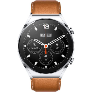 Xiaomi Watch S1 Silver- 1.43 Inch Touch Screen Amoled Hd Display 12 Days Battery Life, Gps, 117 Fitness Modes, 200+ Faces