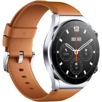 Xiaomi Watch S1 Silver- 1.43 Inch Touch Screen Amoled Hd Display 12 Days Battery Life, Gps, 117 Fitness Modes, 200+ Faces