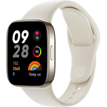 Xiaomi Redmi Smart Watch 3 Ivory- 1.75 Inch Amoled Touch Display, 5Atm Water Resistant, 12 Days Battery Life, Gps