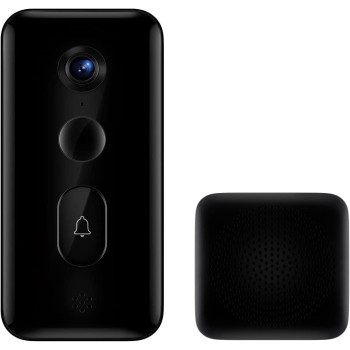 Xiaomi Smart Doorbell 3 Large Field Of View, 5200Mah Battery 4.8 Months Long Battery Life, 2K Ultra-Clear Resolution