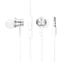 Xiaomi Mi Piston In-Ear Headphones Basic High Sensitivity Mic Remote, Powerful Bass, Zbw4355Ty - Compatible Smartphones/Tablets/Pc Silver