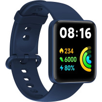 Xiaomi Redmi Smart Watch 2 Lite Blue - 1.55 Touch Screen, 5Atm Water Resistant, 10 Days Battery, Gps, 100+ Sports Mode