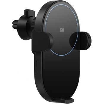 Xiaomi Wireless Car Charger 20W Max Power Inductive Electric Clamp Arm Double Heat Dissipation 2.5D Crystal Light Charging, Black