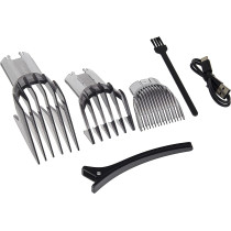 Xiaomi Hair Clipper 14 Length Comb Settings 5 Length Micro Settings From 0.5Mm To 1.7Mm 180 Minute Long Battery Life Ipx7, Black