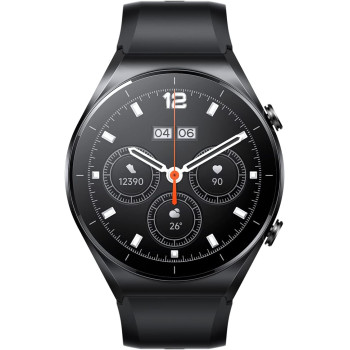 Xiaomi Watch S1 Black- 1.43 Inch Touch Screen Amoled Hd Display 12 Days Battery Life, Gps, 117 Fitness Modes
