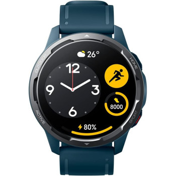 Xiaomi Smart Watch S1 Active Ocean Blue 1.43 Inch Touch Screen Amoled Display, Bluetooth Phone Call, Nfc Support, Bhr5467Gl,