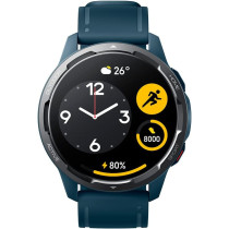 Xiaomi Smart Watch S1 Active Ocean Blue 1.43 Inch Touch Screen Amoled Display, Bluetooth Phone Call, Nfc Support, Bhr5467Gl,