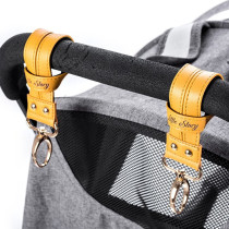 Little Story Premium Stroller Hooks - Khaki For All ages, Unisex (LS_HK2_IV)