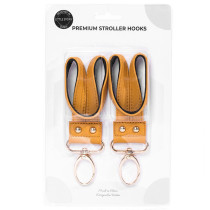 Little Story Premium Stroller Hooks - Khaki For All ages, Unisex (LS_HK2_IV)
