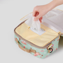 Sunveno Diaper Changing Clutch w/t Mat-Green dream For All Ages, Unisex (SN_CKB&P_GR)
