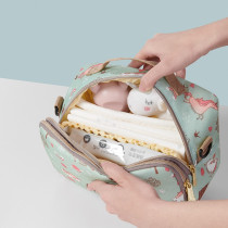 Sunveno Diaper Changing Clutch w/t Mat-Green dream For All Ages, Unisex (SN_CKB&P_GR)