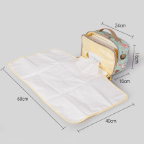 Sunveno Diaper Changing Clutch w/t Mat-Green dream For All Ages, Unisex (SN_CKB&P_GR)