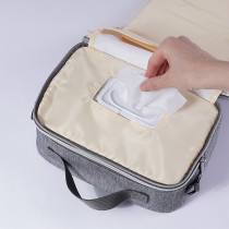Sunveno Diaper Changing Clutch w/t Mat-Grey For All Ages, Unisex (SN_CKB&P_GY)