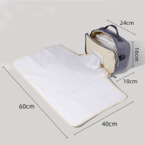 Sunveno Diaper Changing Clutch w/t Mat-Grey For All Ages, Unisex (SN_CKB&P_GY)