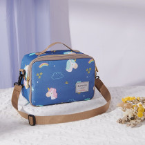 Sunveno Diaper Changing Clutch w/t Mat- Unicorn Blue For All Ages, Unisex (SN_CKB&P_BU)