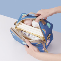 Sunveno Diaper Changing Clutch w/t Mat- Unicorn Blue For All Ages, Unisex (SN_CKB&P_BU)